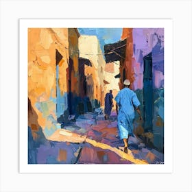 Street In Morocco Art Print