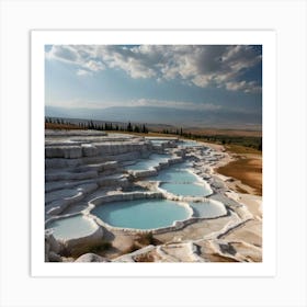 Hot Springs In Turkey Art Print