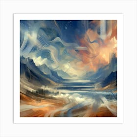 Abstract Horizons 39 Art Print