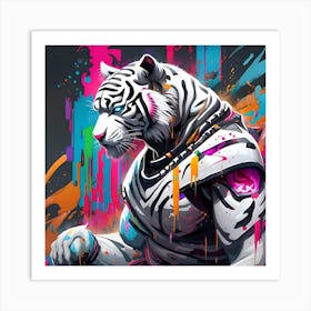 White Tiger 5 Art Print