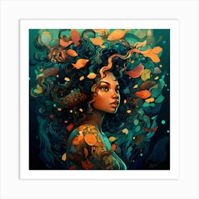 Mermaid 9 Art Print