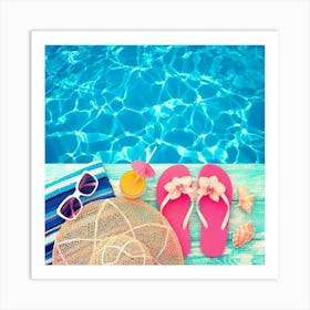 Summer Vacation Concept Art Print