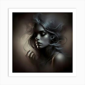 Dark Beauty Art Print