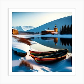 Winter Landscape Art Print