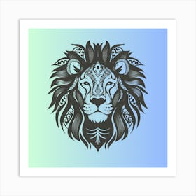 Lion Head 6 Art Print