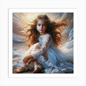 Angel Girl Art Print