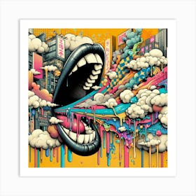 Savage City Art Print