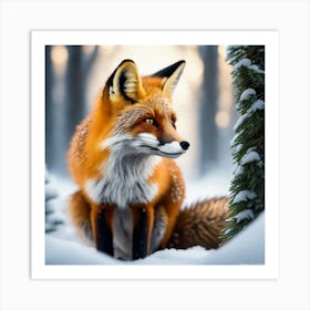 Red Fox 9 Art Print