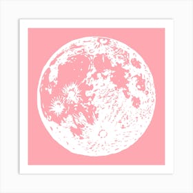 Pink Moon 1 Art Print