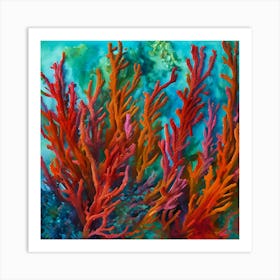 Big Coral Reef Art Print