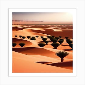 Desert Landscape 58 Art Print