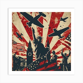 Usa Poster Art Print