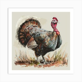 Turkey Painting Art Print