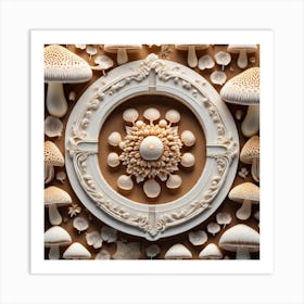 Mushroom Wall Art Art Print