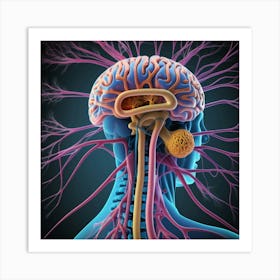 Human Brain 76 Art Print