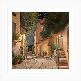 Night Walk Art Print