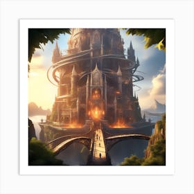 Fantasy Castle Art Print