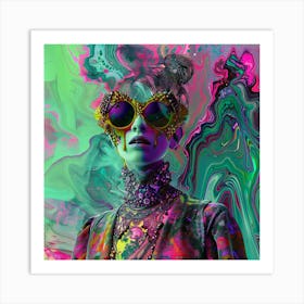 Psychedelic Art 16 Art Print