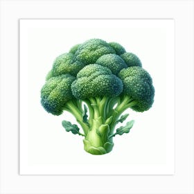 Broccoli Art Print