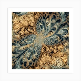 Abstract Fractal Design Art Print