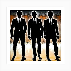 Corporate Shadows: Business As Usual Art Print