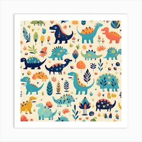 Dinosaurs Art Print