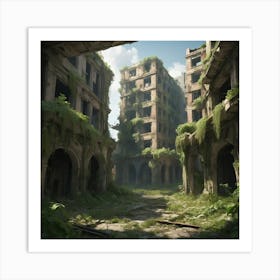 Last Of Us City art print 1 Art Print