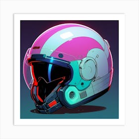 Helmet Art Print