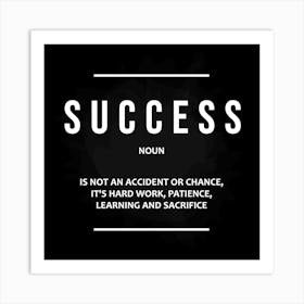 Success Art Print