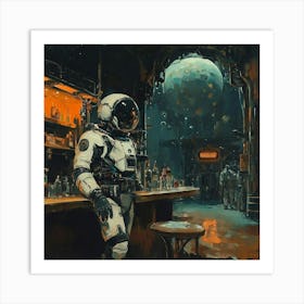 Space Bar Art Print