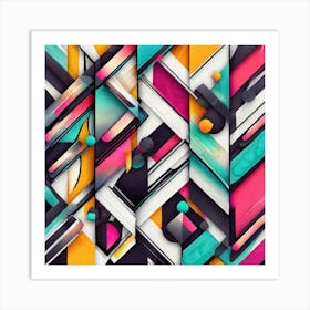 Abstract Geometric Art Art Print