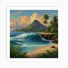 Sand And Surf Art Print