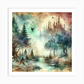 Fairytale Forest 1 Art Print