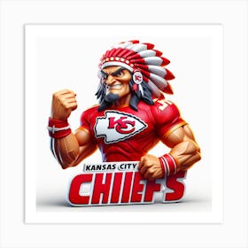 Kansas City Chiefs 1 Art Print