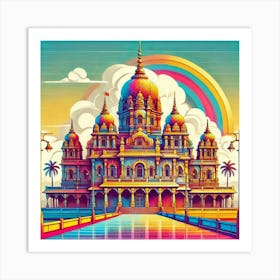 Golden Temple 2 Art Print