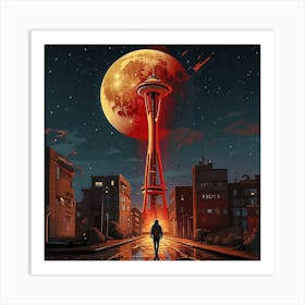 Space Needle Art Print