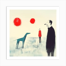 Dogs And Their People XVI Art Print