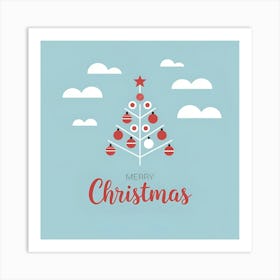 Merry Christmas 1 Art Print