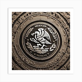 Mexican Emblem Art Print