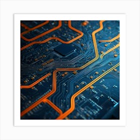 Circuit Board 26 Art Print