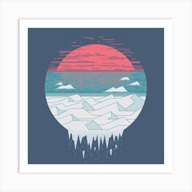 The Great Thaw Square Art Print