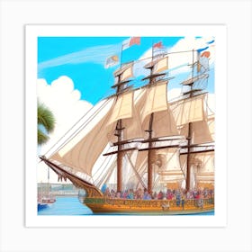 Santa Cruz 5 Art Print