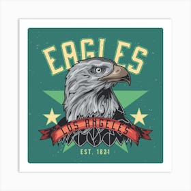 Eagles Los Angeles 1 Art Print