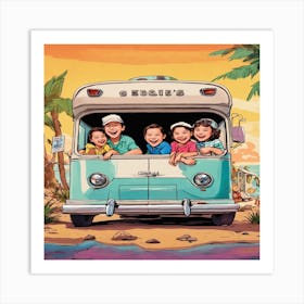 Family Vacation Art Print