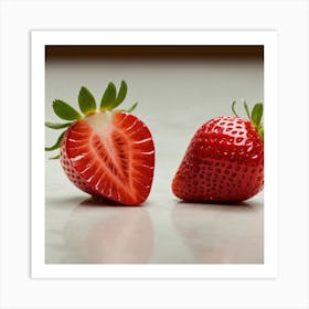 Strawberry Stock Videos & Royalty-Free Footage Art Print