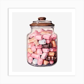 Candy Jar Art Print