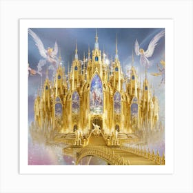 Angels In The Sky 6 Art Print