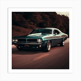 Plymouth Challenger Art Print