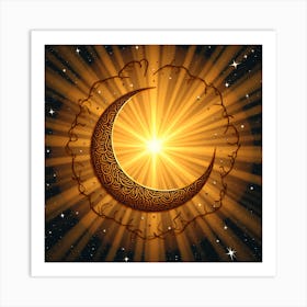 Islamic Crescent Art Print