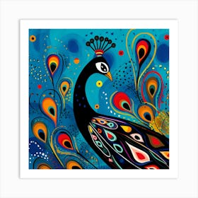 Peacock 20 Art Print